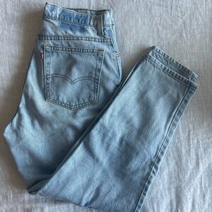Levi's High Rise Blue Jeans with Vintage Wash